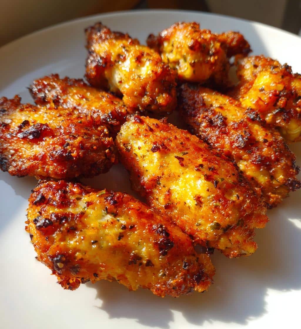 Air Fryer Crispy Parmesan Peppercorn Wings