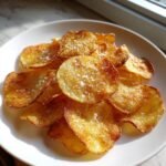 Air Fryer Crispy Parmesan Potato Chips