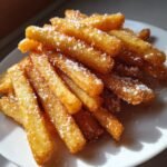 Air Fryer Crispy Rice Flour Crusted Fries