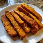 Air Fryer Crispy Seitan Strips (Vegan Meat)