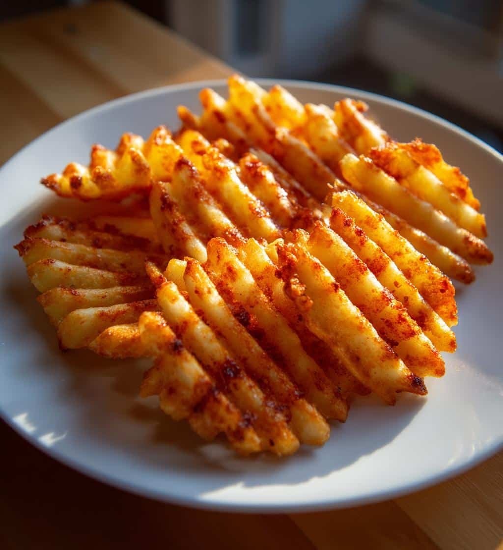 Air Fryer Crispy Waffle Fries - detail 1