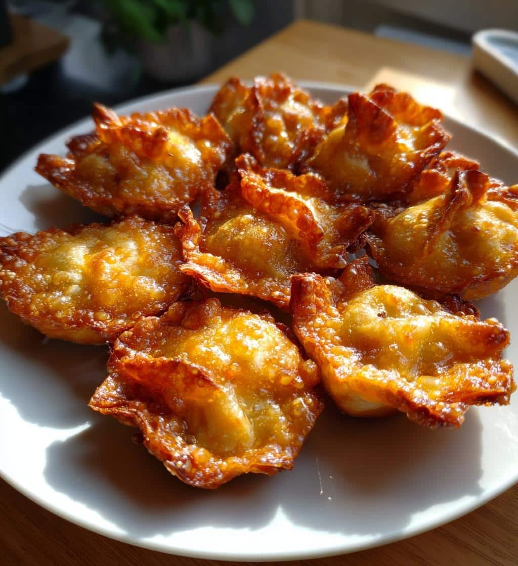 Air Fryer Delecious Wontons Crispy