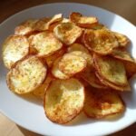 Air Fryer Delicious Crispy Garlic & Lemon Zest Chips