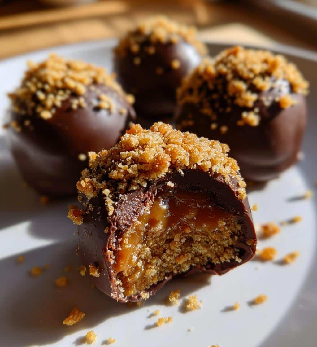 Air Fryer Delicious Salted Caramel Truffles