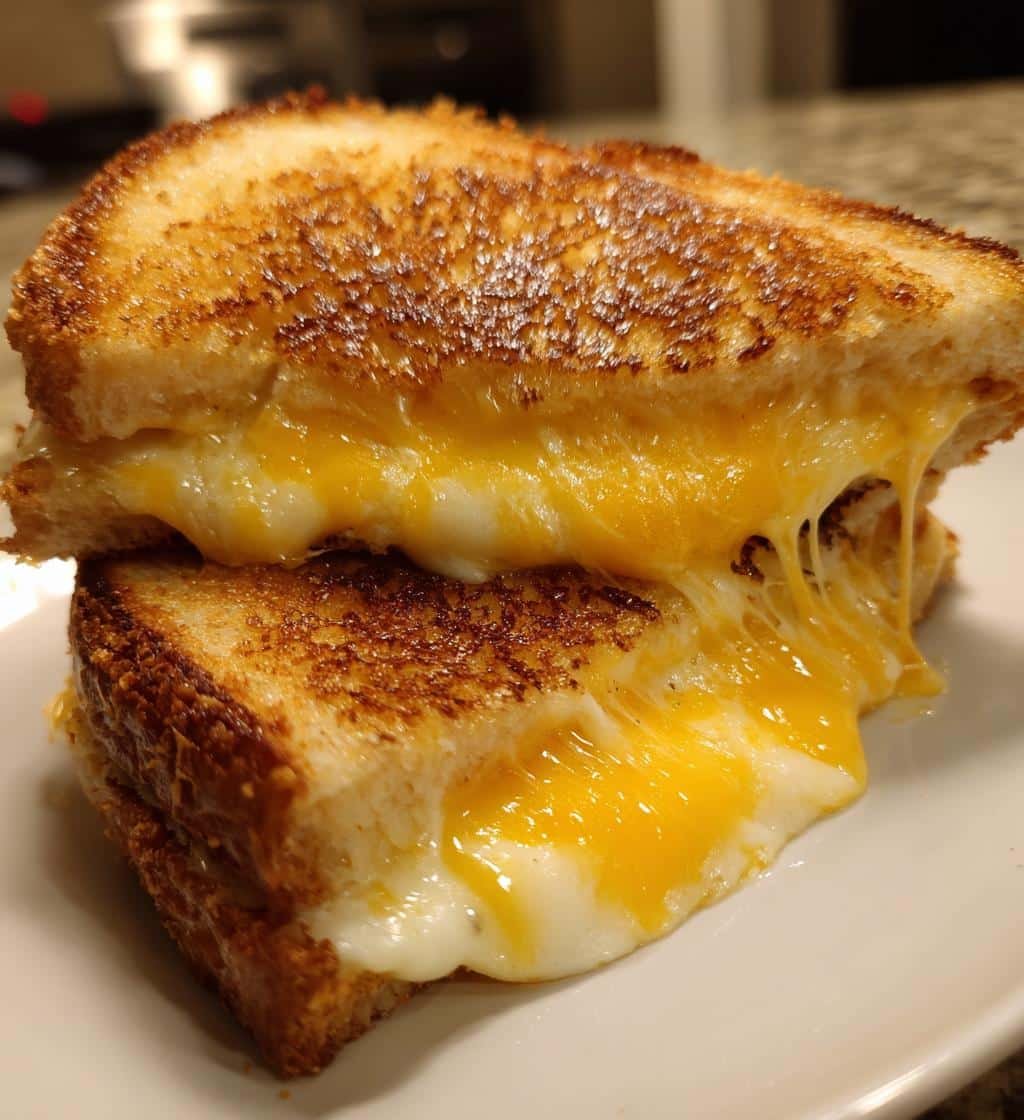 Air Fryer Double Cheese Grilled Cheese - detail 1
