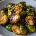 Air Fryer Easy Brussels Sprouts - Crispy Roasted