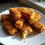 Air Fryer Easy High-Protein Cheese Stick Bites