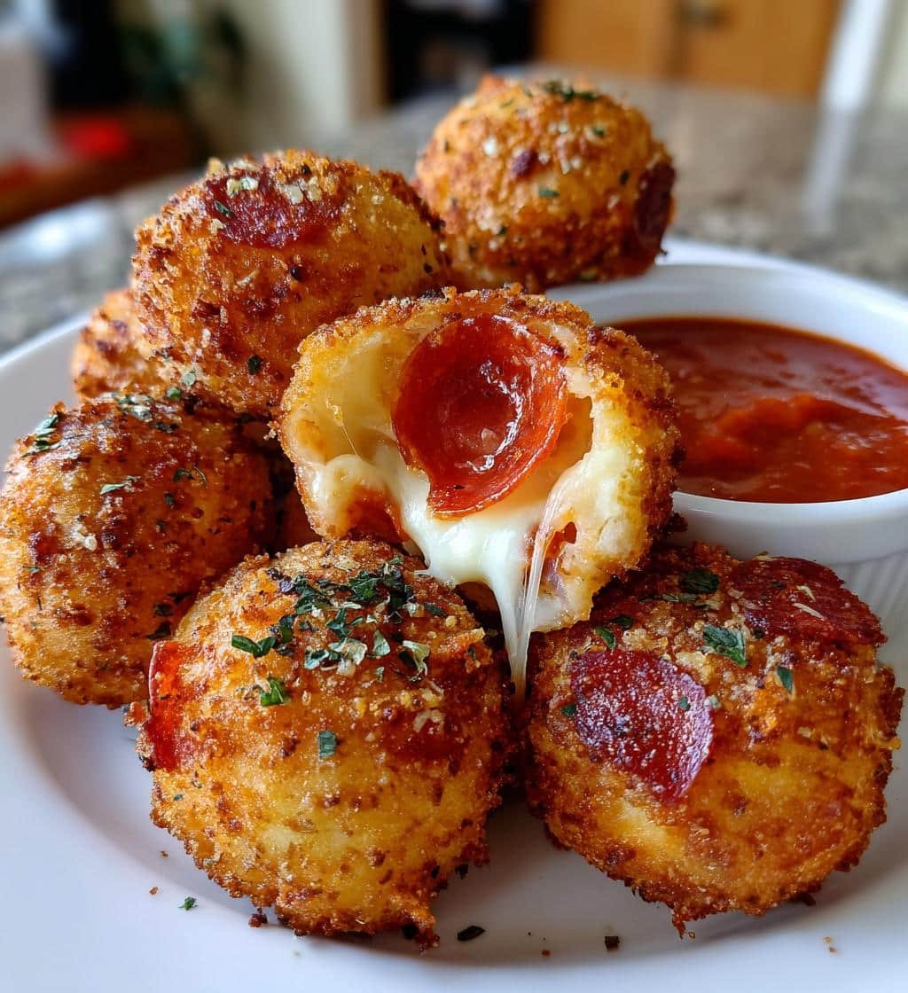 Air Fryer Easy Pizza Bombs Recipe