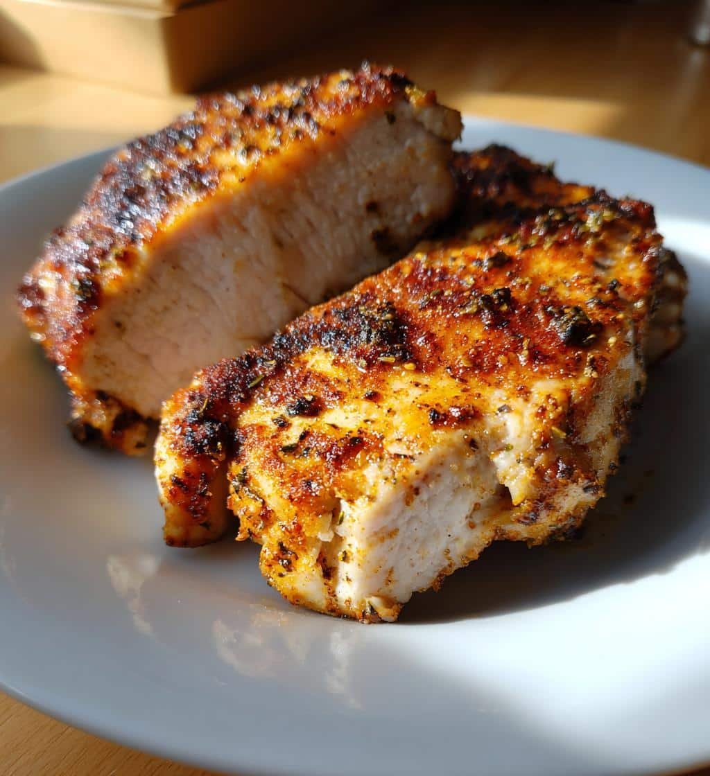 Air Fryer Easy Pork Chops  Thin Cut Quick - detail 1