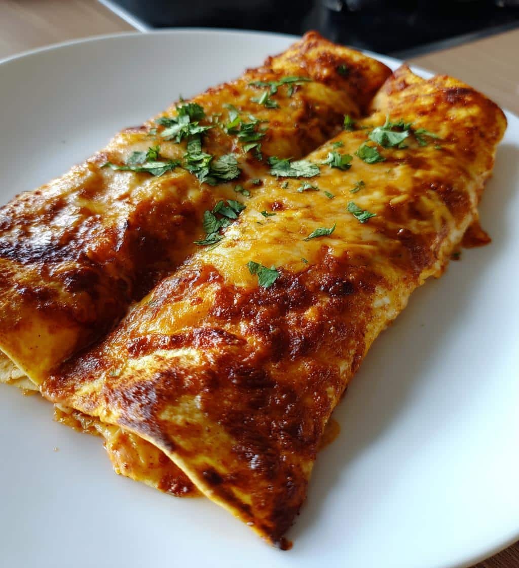 Air Fryer Easy Seafood Enchiladas