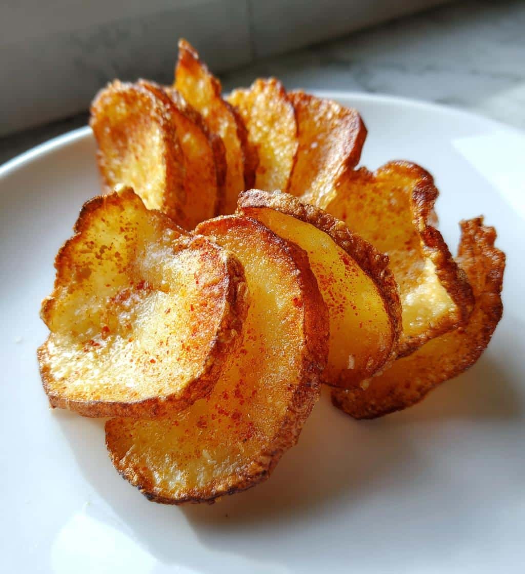 Crispy Air Fryer Easy Taro Chips in Just 15 Minutes 4 Air Fryer Easy Taro Chips - detail 1