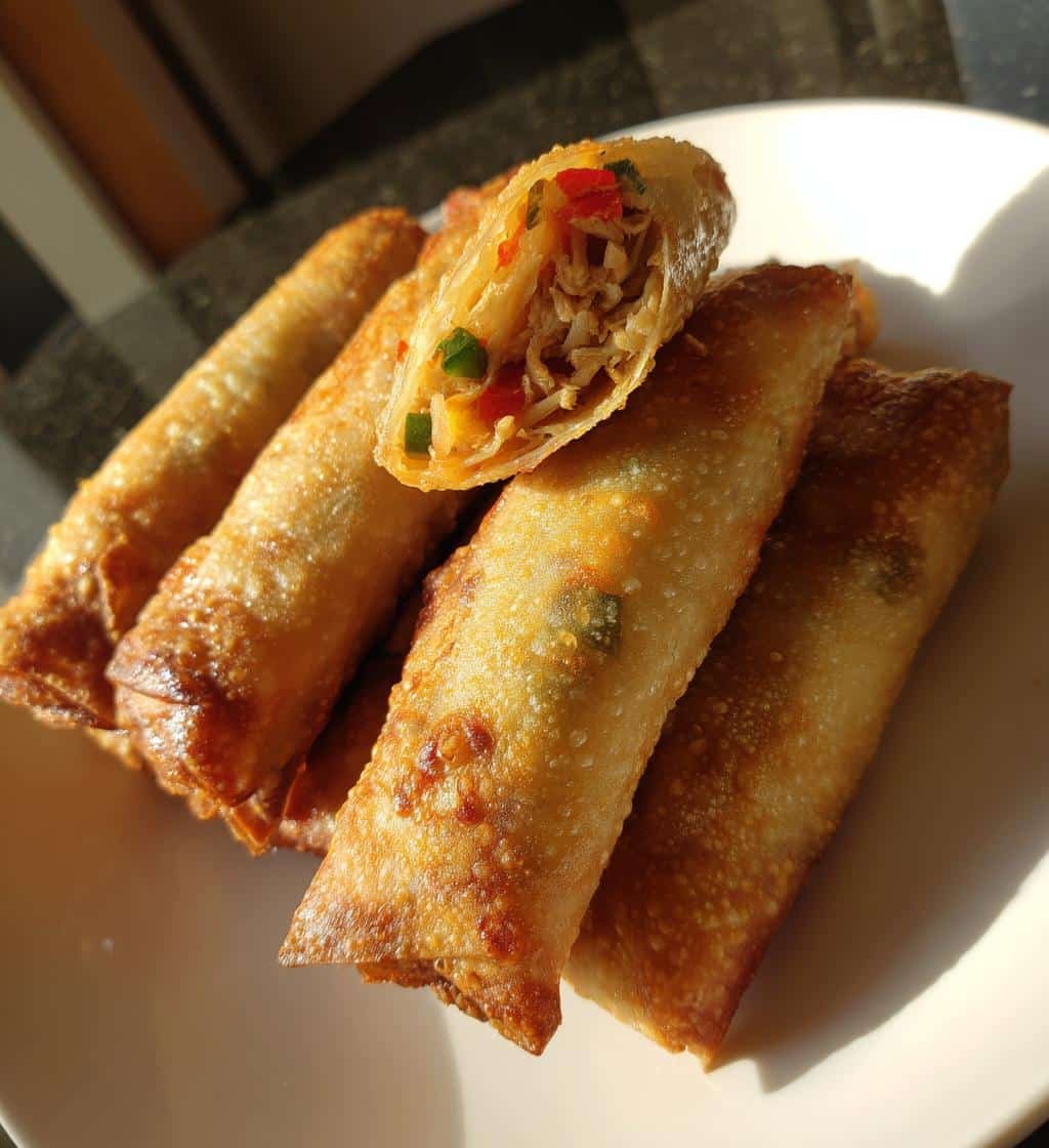 Air Fryer Egg Rolls Chicken