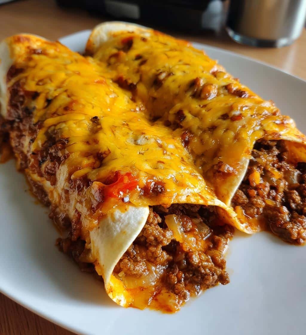 Air Fryer Enchiladas Beef