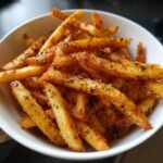 Air Fryer Garlic Black Garlic Fries