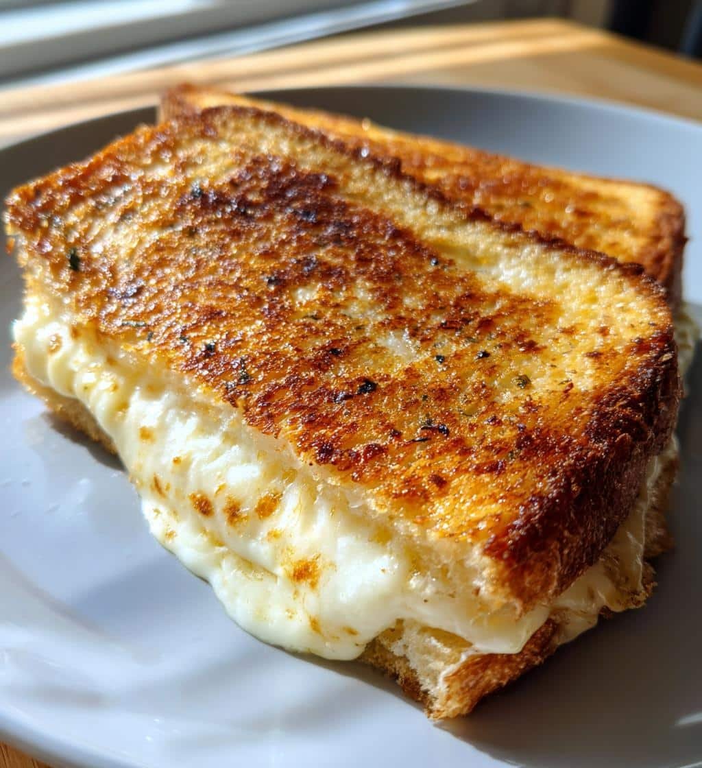 Air Fryer Garlic Butter Grilled Cheese - detail 1