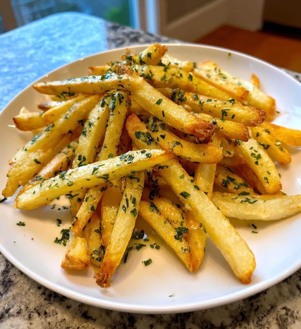 Air Fryer Garlic Butter Herb Fries - detail 1
