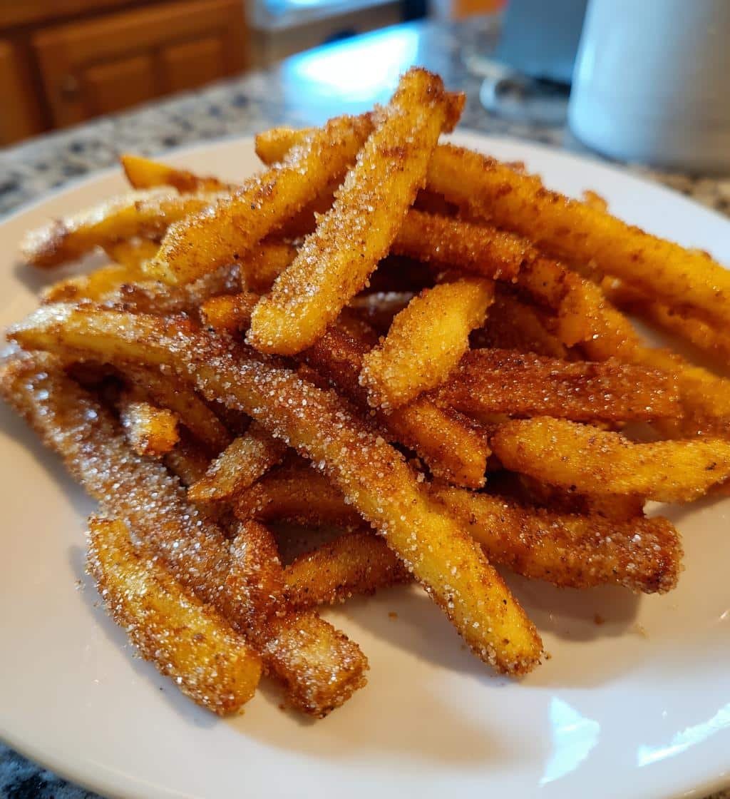 Air Fryer Garlic Cinnamon Sugar Fries - detail 1