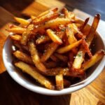 Air Fryer Garlic Parmesan French Fries
