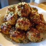 Air Fryer Garlic Parmesan Meatballs