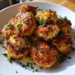 Air Fryer Garlic butter scallop bites