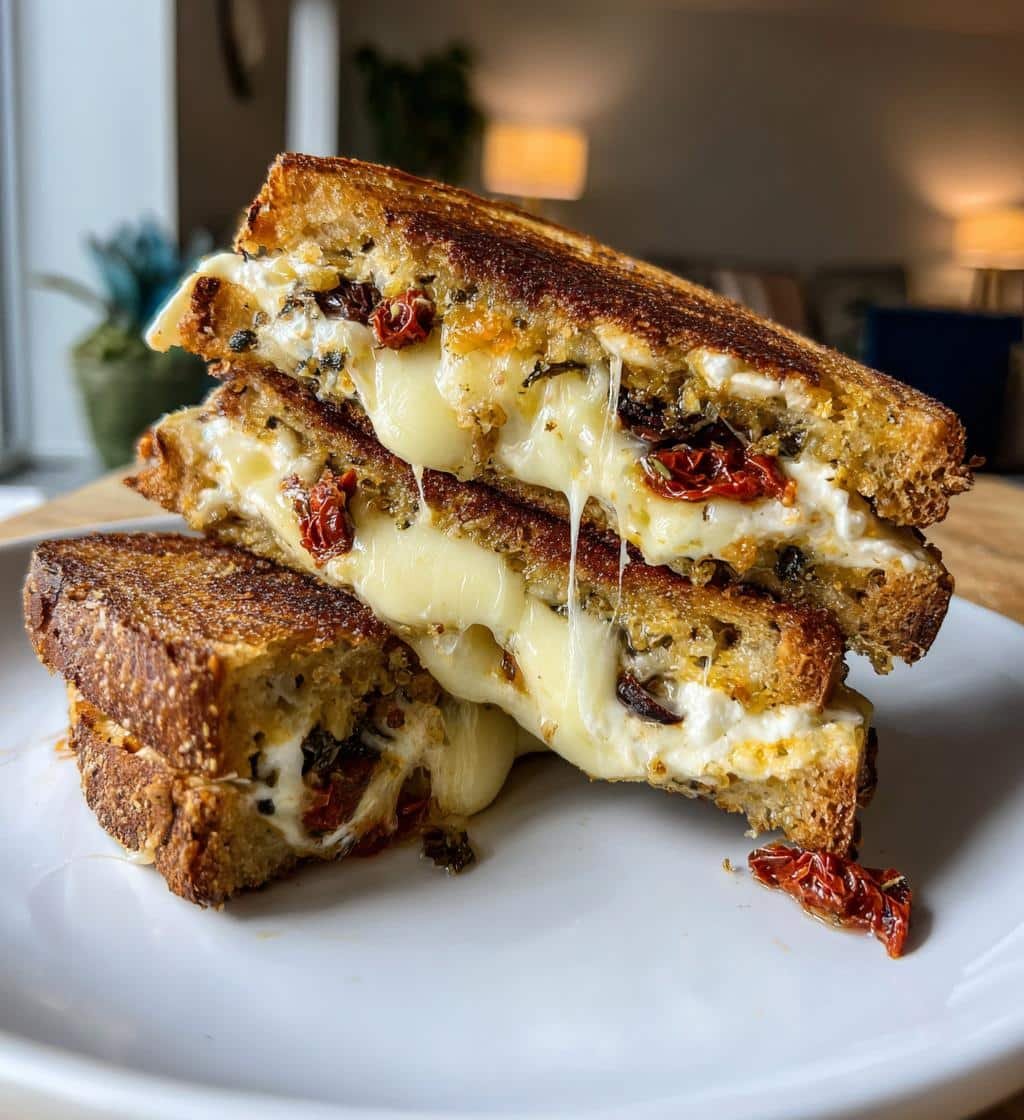 Air Fryer Greek Grilled Cheese - detail 1