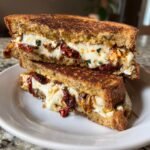 Air Fryer Greek Grilled Cheese