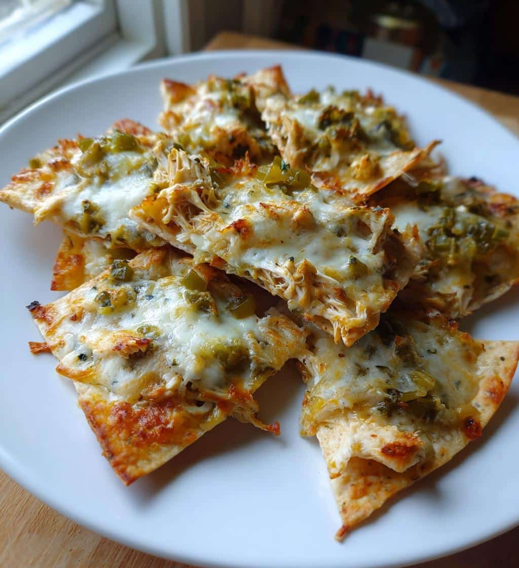 Air Fryer Green Chile Pulled-Chicken Wedges - detail 1