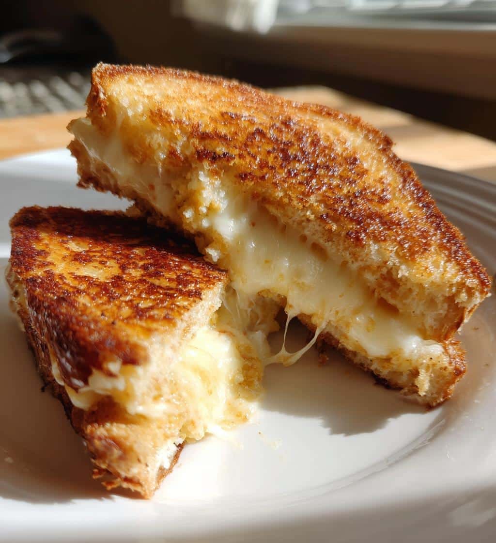 Air Fryer Grilled Cheese with Falafel - detail 1