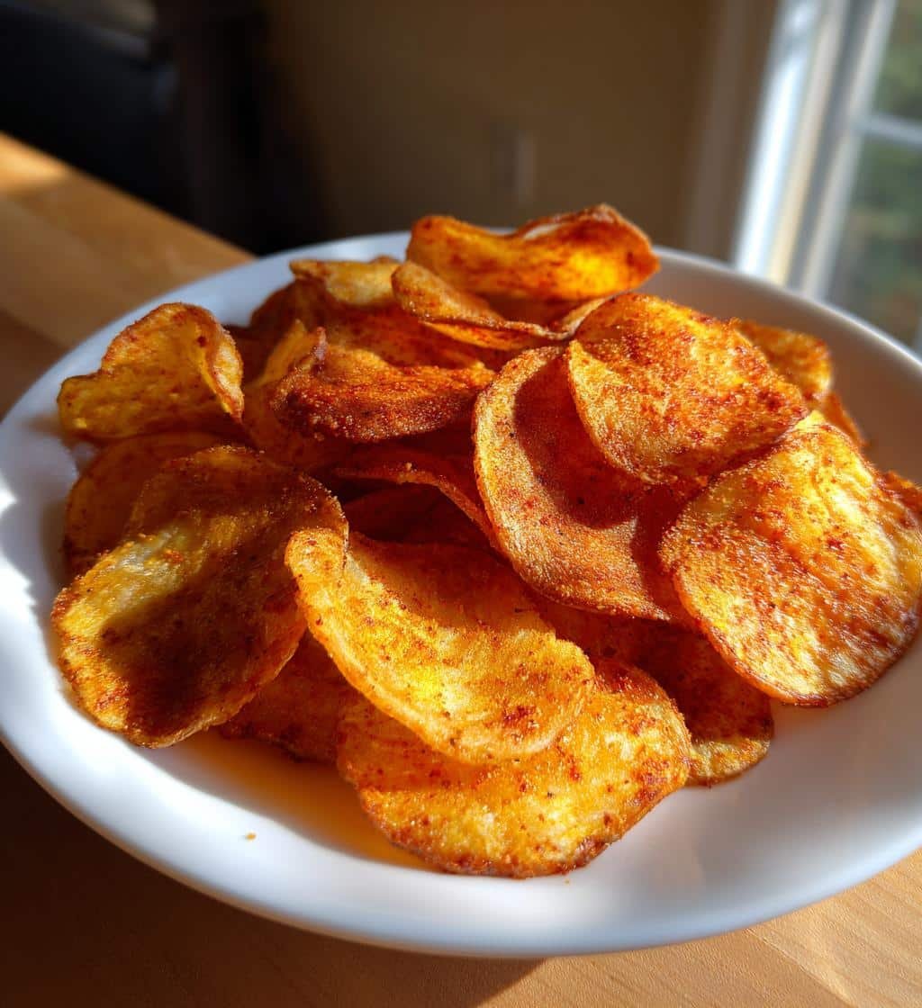 Air Fryer Hickory Smoked Paprika Chips - detail 1