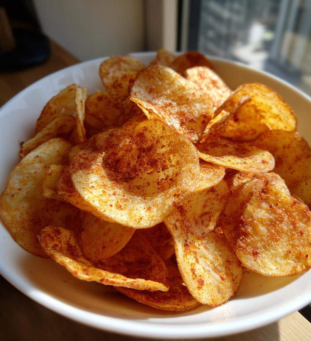Air Fryer Hickory Smoked Paprika Chips