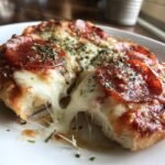 Air Fryer Hoamemade Naan Flatbread Pizza - Pepperoni