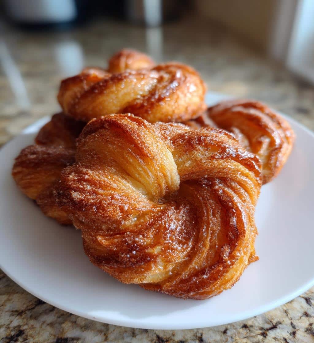 Air Fryer Homemade Churro Croissant (Cronut Style) - detail 1