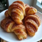 Air Fryer Homemade Churro Croissant (Cronut Style)