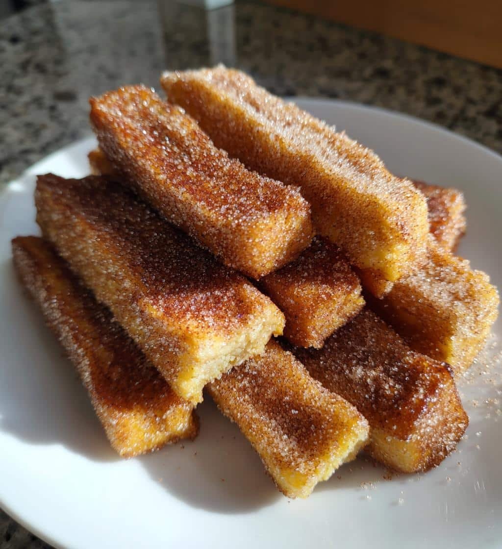 Air Fryer Homemade Cinnamon Sugar French Toast Sticks