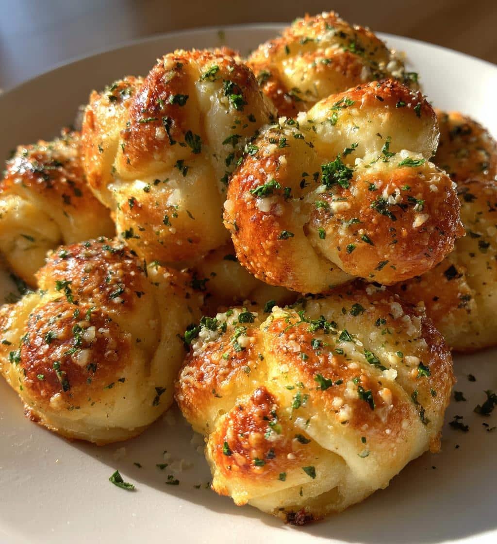 Air Fryer Homemade Garlic Knots Recipe