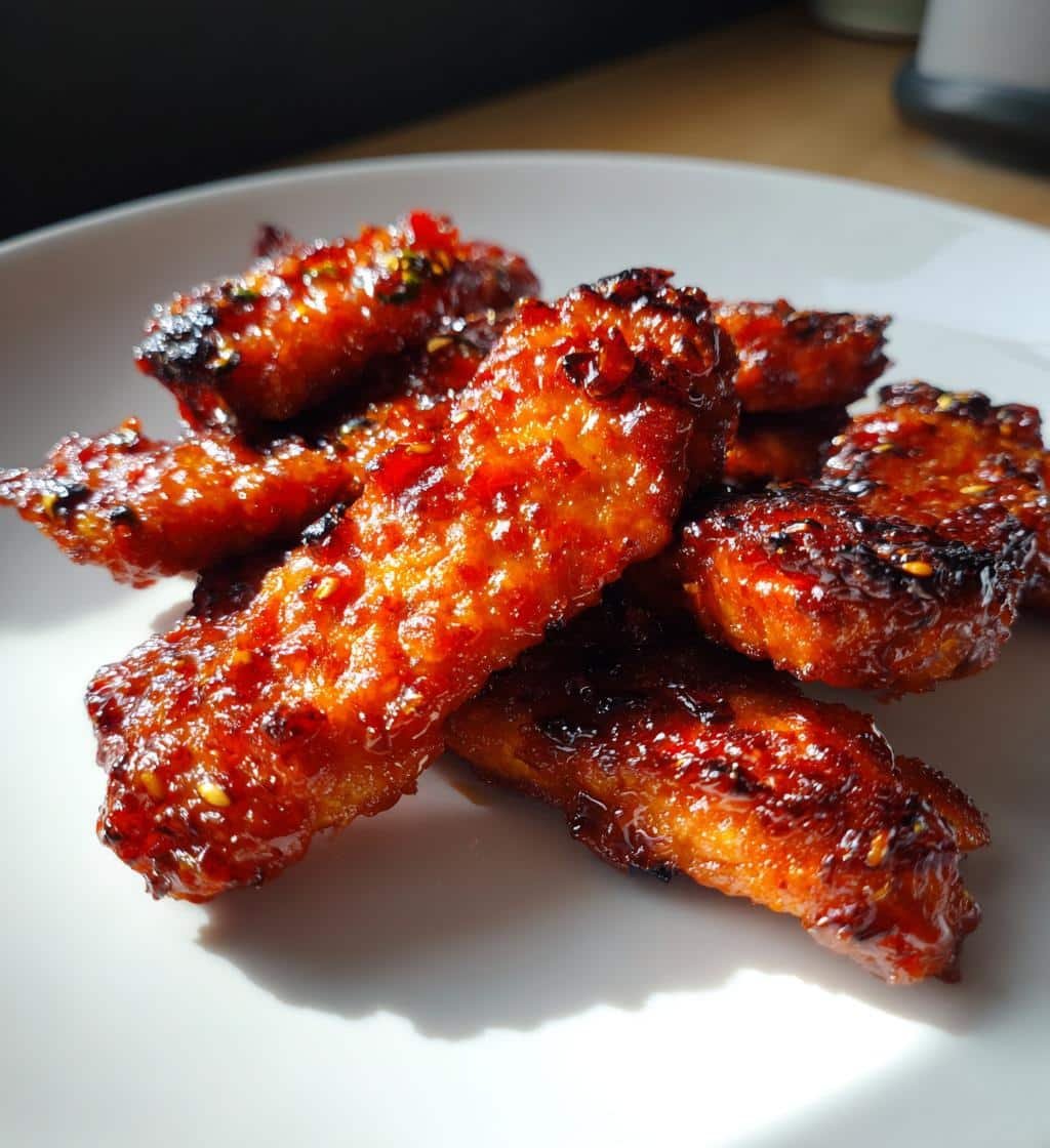 Air Fryer Honey Sriracha Chicken Recipe