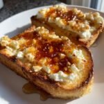 Air Fryer Hot Honey Cottage Cheese Toast
