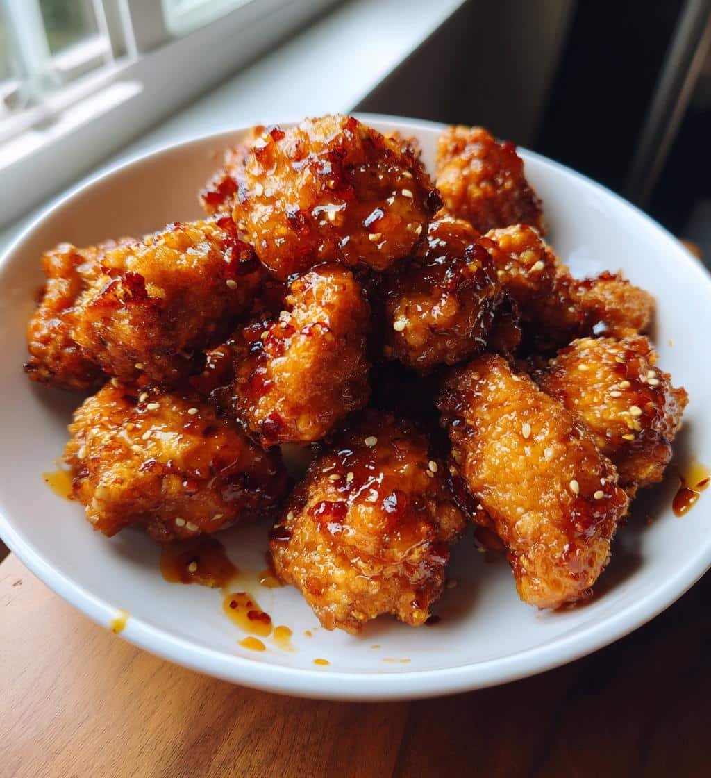 Air Fryer Hot Honey Sriracha Wing Bites