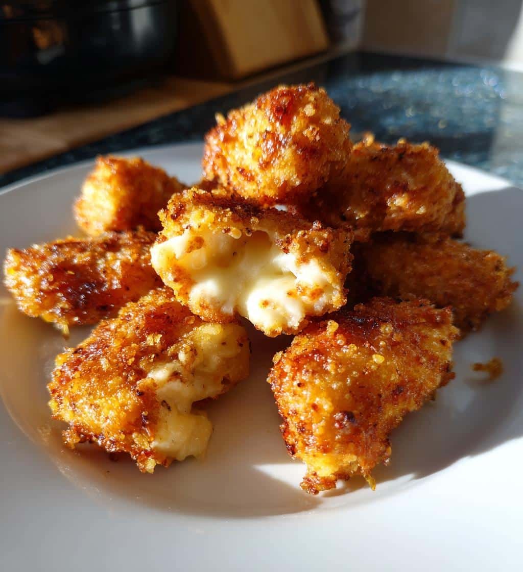 Air Fryer Italian Seasoning & Mozzarella Stuffed Nuggets