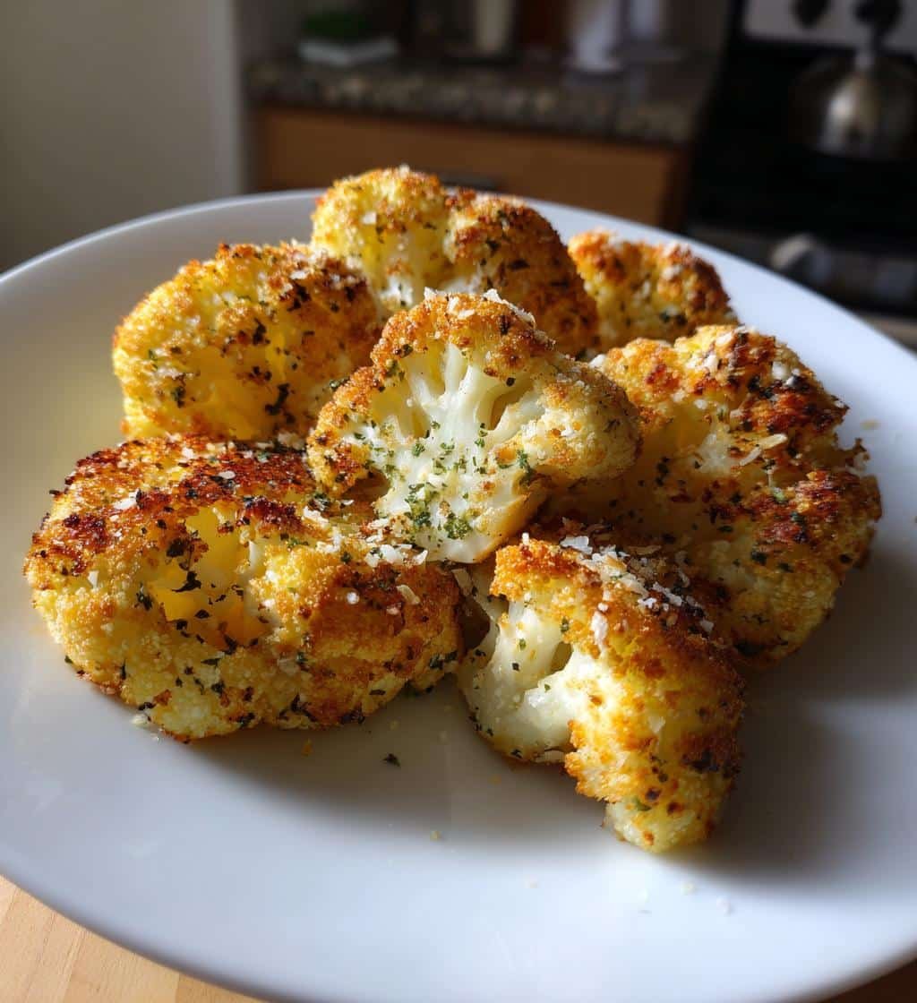 Air Fryer Keto Cauliflower Wedges