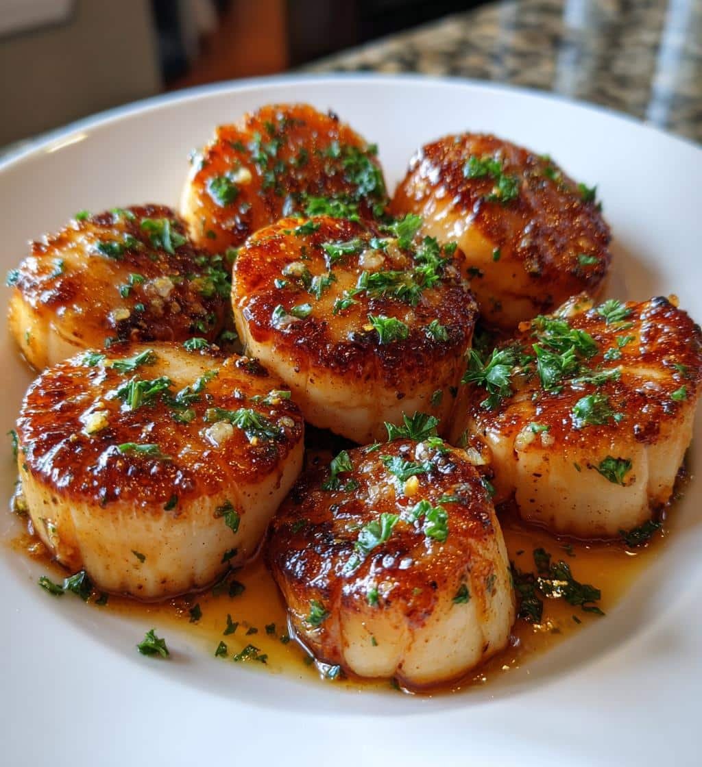 13-Minute Air Fryer Lemon Butter Scallops - Restaurant Magic 4 Air Fryer Lemon Butter Scallops - detail 1
