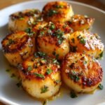 Air Fryer Lemon Butter Scallops