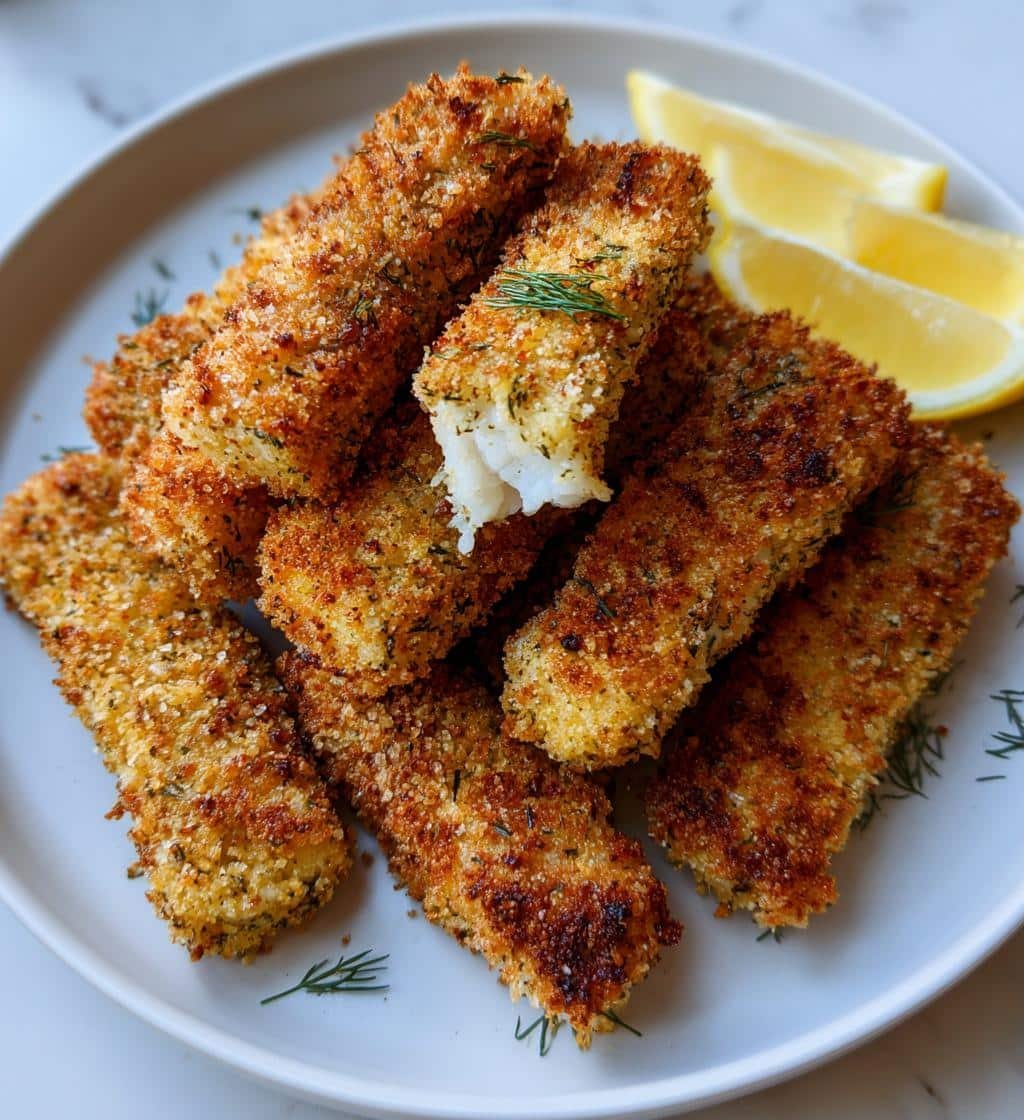 Air Fryer Lemon Dill Fish Sticks - detail 1
