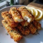 Air Fryer Lemon Dill Fish Sticks
