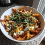 Air Fryer Loaded Balti Spiced Fries