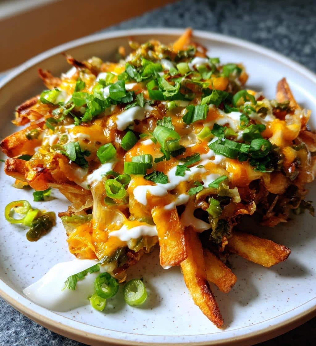 Air Fryer Loaded Thai Green Chili Fries - detail 1