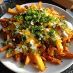 Air Fryer Loaded Thai Green Chili Fries