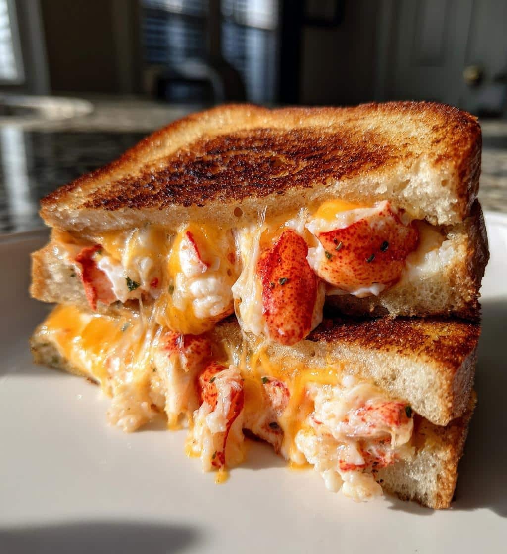 Air Fryer Lobster Grilled Cheese - detail 1