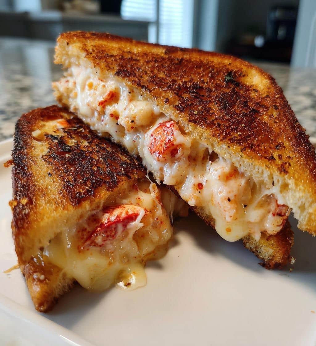 Air Fryer Lobster Grilled Cheese