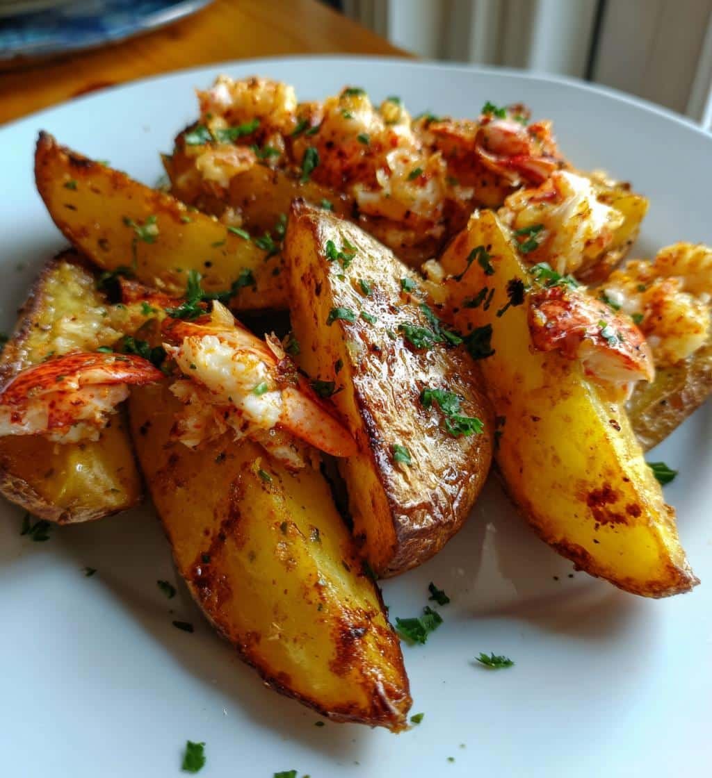 Air Fryer Lobster & Truffle Wedges